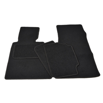 BMW E34 (1988-1996) – Czarne dywaniki samochodowe welurowe Economy – Standard
